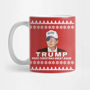TRUMP Ugly Christmas Sweater Mug